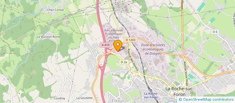 localisation de l'entreprise CHEZ PIOU  LA ROCHE-SUR-FORON