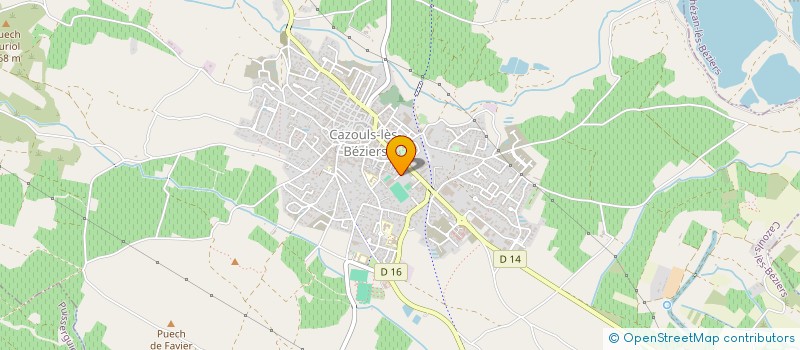 localisation de l'entreprise CHEZ PITOU  CAZOULS-LES-BEZIERS