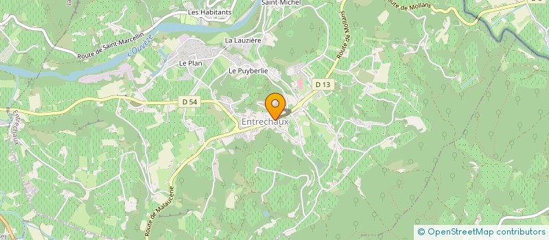 localisation de l'entreprise CHEZ PONSO  ENTRECHAUX