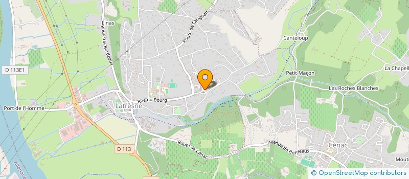 localisation de l'entreprise CHEZ POPOTE  LATRESNE