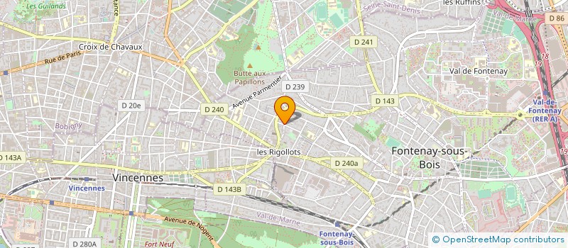 localisation de l'entreprise CHEZ POULE à FONTENAY-SOUS-BOIS