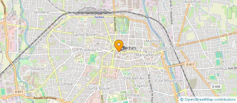 localisation de l'entreprise CHEZ POULETTE  TARBES