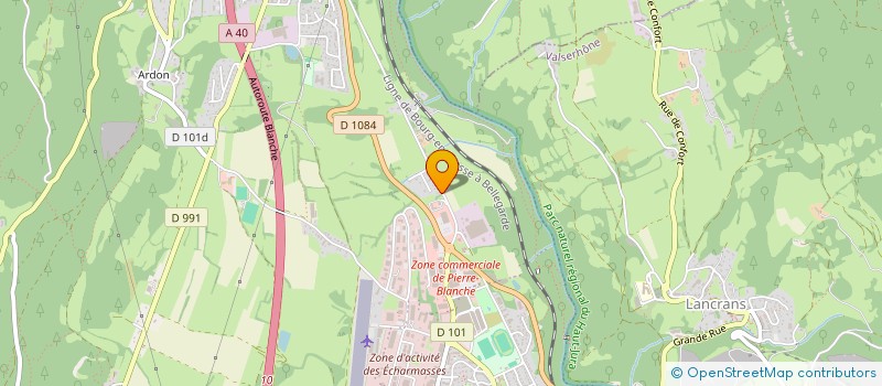 localisation de l'entreprise CHEZ POUPON à VALSERHONE