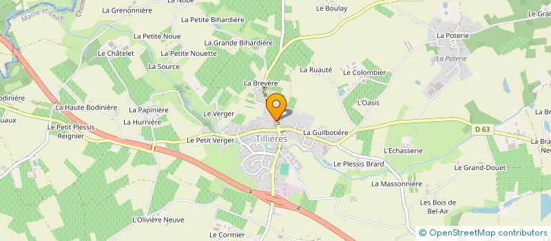 localisation de l'entreprise CHEZ POUPOU  TREIZE-SEPTIERS