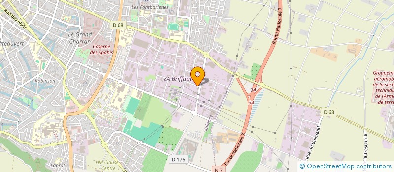 localisation de l'entreprise CHEZ RAFFI SARL à VALENCE