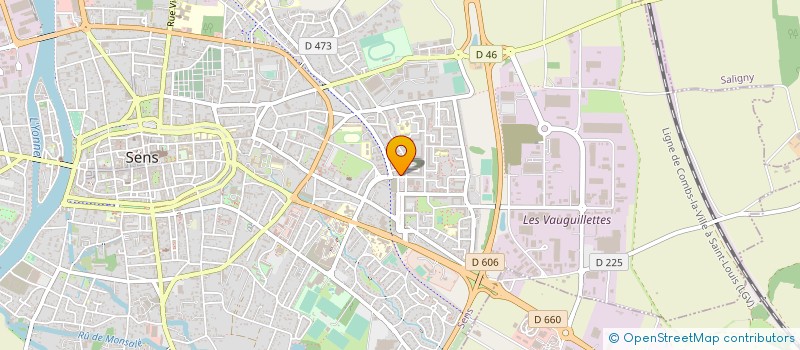localisation de l'entreprise CHEZ RAMAZ à SENS
