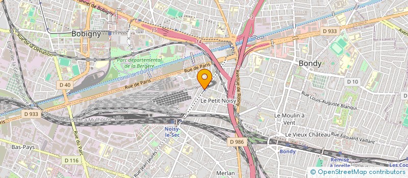 localisation de l'entreprise CHEZ RANIA à NOISY-LE-SEC