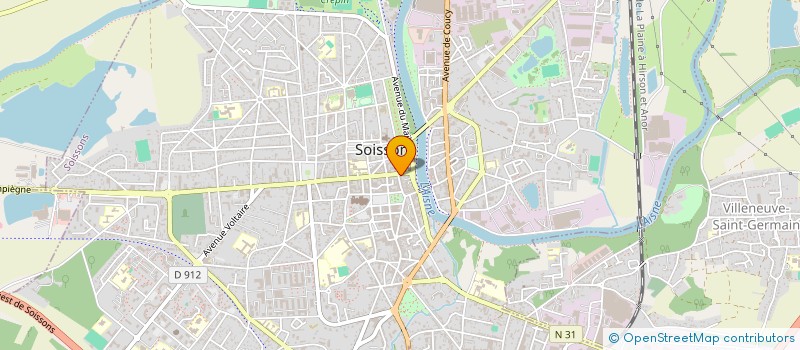 localisation de l'entreprise CHEZ RAPHAEL à SOISSONS