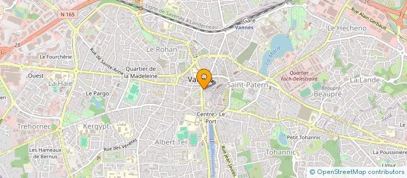 localisation de l'entreprise CHEZ RASADE à VANNES