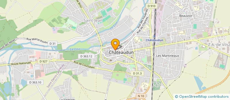 localisation de l'entreprise CHEZ REJANE à CHATEAUDUN