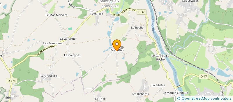 localisation de l'entreprise CHEZ RENARD IMMOBILIER à SAINT-YRIEIX-SOUS-AIXE