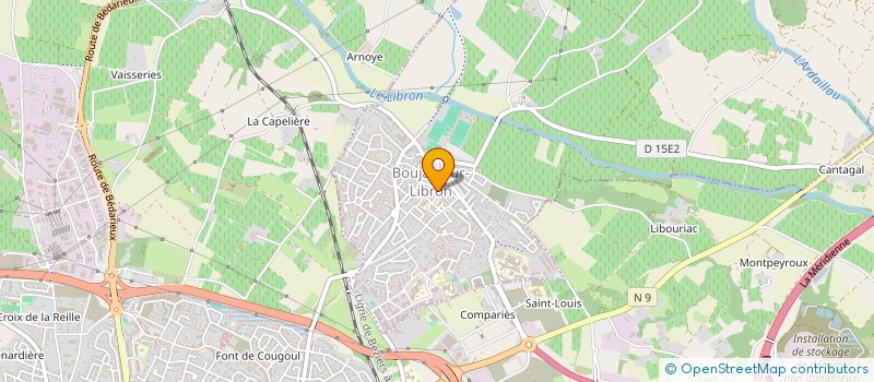 localisation de l'entreprise CHEZ RENAUD  BOUJAN-SUR-LIBRON