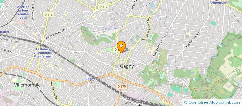 localisation de l'entreprise CHEZ'RIF à GAGNY