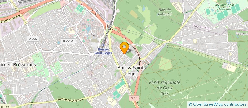 localisation de l'entreprise CHEZ RITA à BOISSY-SAINT-LEGER