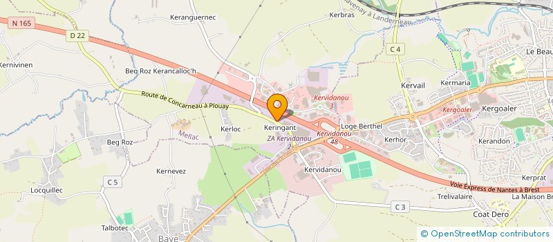 localisation de l'entreprise CHEZ RITON  MELLAC