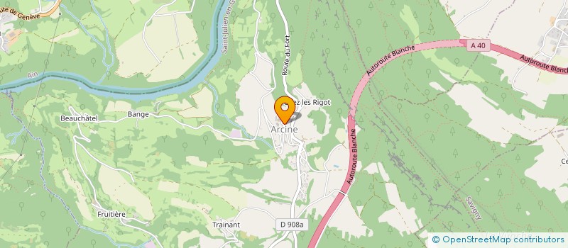 localisation de l'entreprise CHEZ ROBERT  CLARAFOND-ARCINE