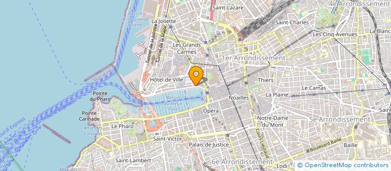 localisation de l'entreprise CHEZ ROGER  MARSEILLE