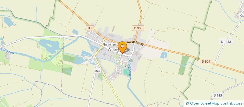 localisation de l'entreprise CHEZ ROMSTEAK à FRESNES-EN-WOEVRE