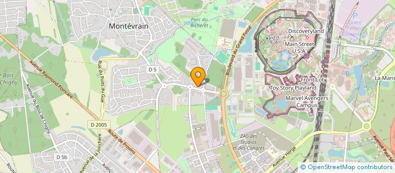 localisation de l'entreprise CHEZ ROSE  COUPVRAY