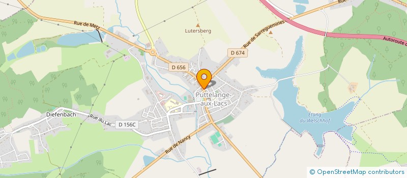 localisation de l'entreprise CHEZ ROSE à PUTTELANGE-AUX-LACS