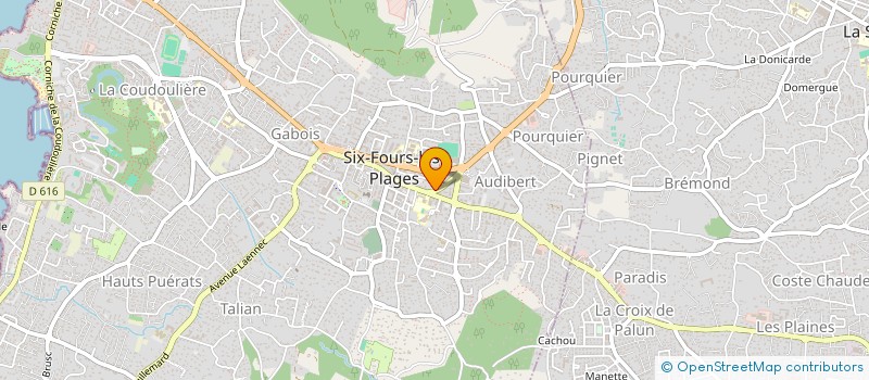 localisation de l'entreprise CHEZ ROUARD à SIX-FOURS-LES-PLAGES