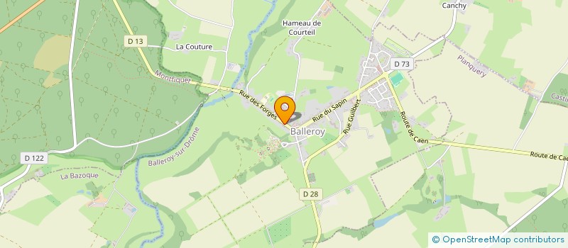 localisation de l'entreprise CHEZ SABI  BALLEROY-SUR-DROME