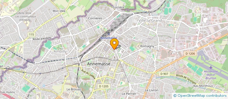 localisation de l'entreprise CHEZ SAHIN à ANNEMASSE