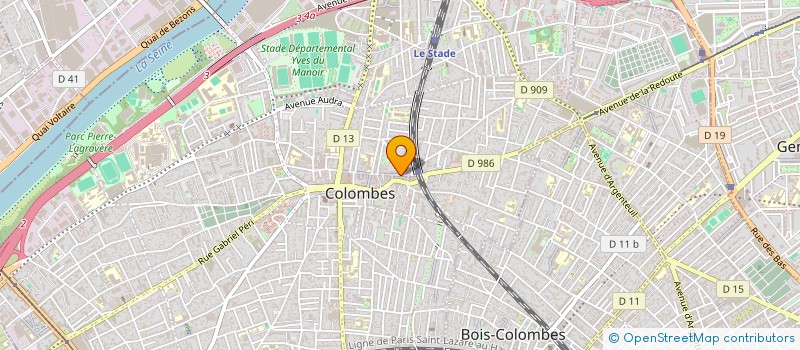 localisation de l'entreprise CHEZ SALVATORE à COLOMBES
