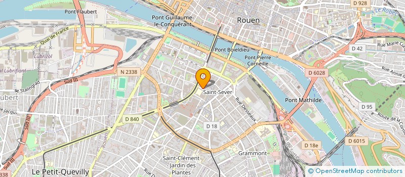 localisation de l'entreprise CHEZ SAM à ROUEN