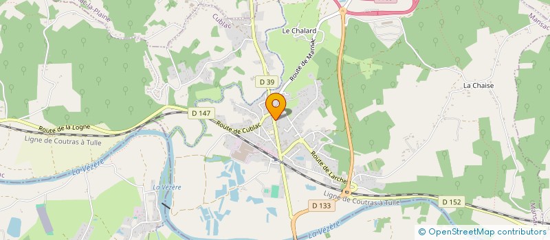 localisation de l'entreprise CHEZ SAM  MANSAC