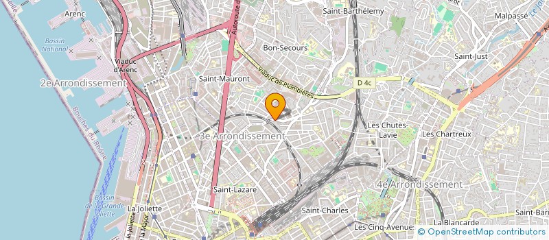 localisation de l'entreprise CHEZ SAMY ET RAMI à MARSEILLE