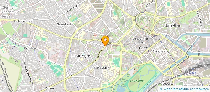 localisation de l'entreprise CHEZ SANDY à CAEN