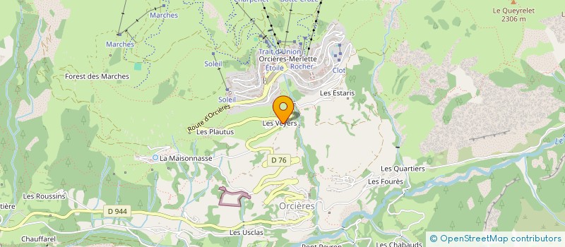localisation de l'entreprise CHEZ SAPEUR à ORCIERES