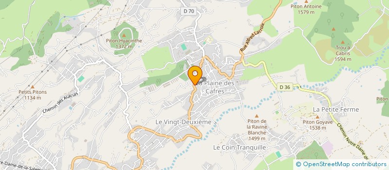 localisation de l'entreprise CHEZ SARAH  LE TAMPON