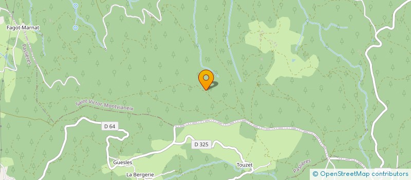 localisation de l'entreprise CHEZ SARREY  SAINT-VICTOR-MONTVIANEIX