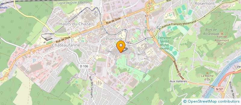 localisation de l'entreprise CHEZ SCHLASS à BESANCON