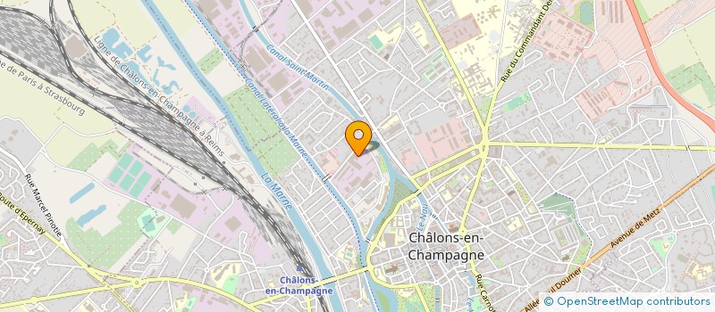 localisation de l'entreprise CHEZ SEB ET CALI à CHALONS-EN-CHAMPAGNE