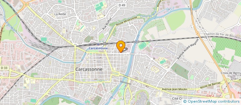 localisation de l'entreprise CHEZ SEB LES HALLES à CARCASSONNE