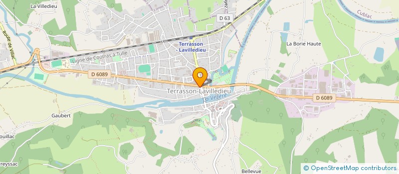 localisation de l'entreprise CHEZ SEBILE  TERRASSON-LAVILLEDIEU