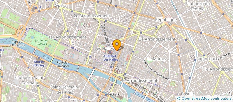 localisation de l'entreprise CHEZ SERGE à PARIS