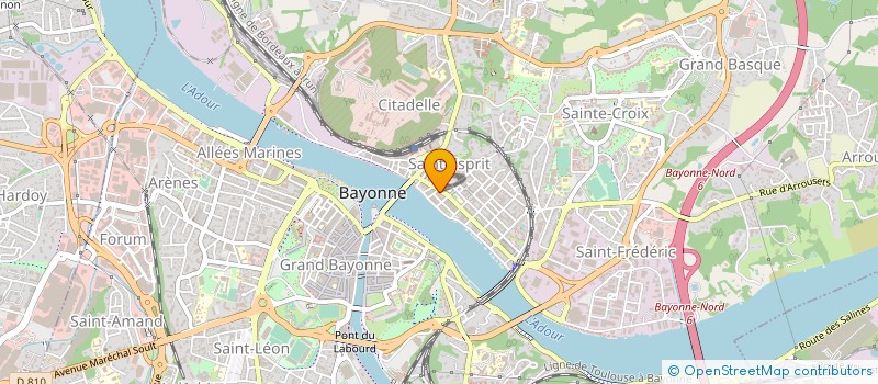 localisation de l'entreprise CHEZ SIMONE à BAYONNE
