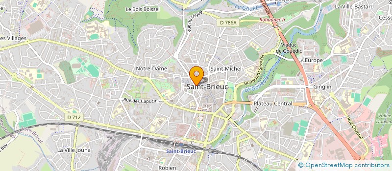 localisation de l'entreprise CHEZ SIMONNE à SAINT-BRIEUC