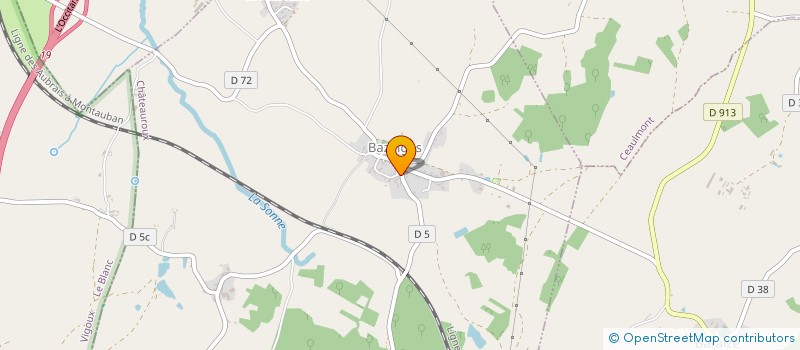 localisation de l'entreprise CHEZ SIMONNET à BAZAIGES