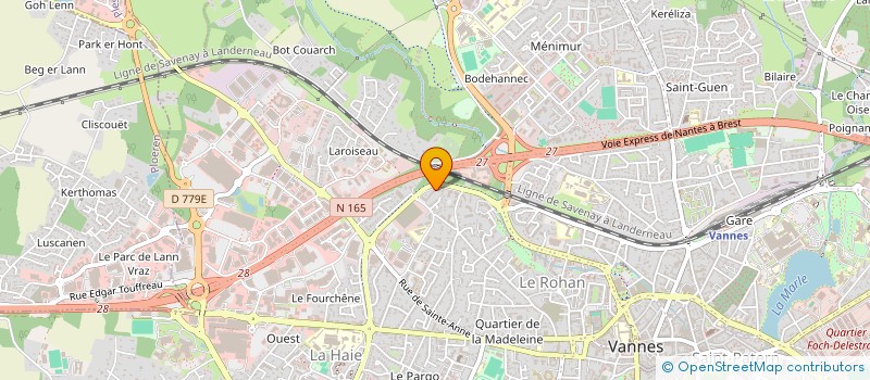 localisation de l'entreprise CHEZ SKAN à VANNES