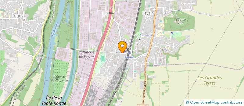 localisation de l'entreprise CHEZ SO  FEYZIN