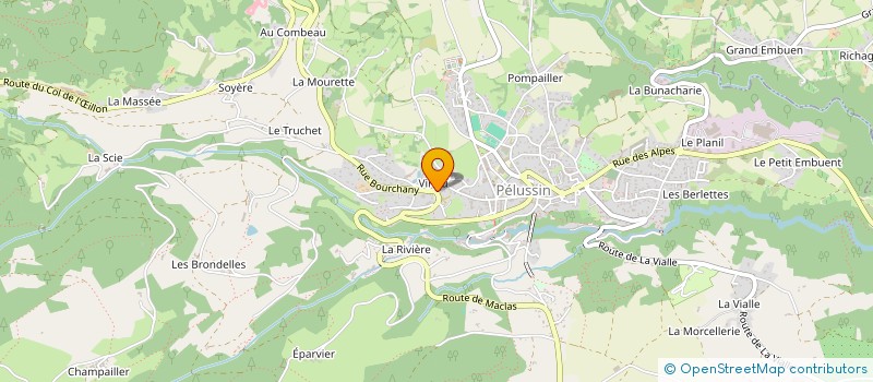localisation de l'entreprise CHEZ SO-AL à PELUSSIN
