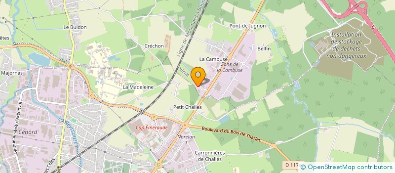 localisation de l'entreprise CHEZ SO DEPOT  VIRIAT