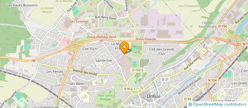localisation de l'entreprise CHEZ SOFI à DREUX