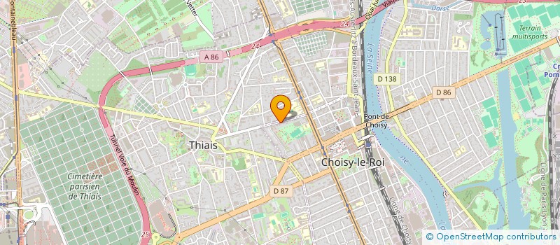 localisation de l'entreprise CHEZ SOPHIE  CHOISY LE ROI