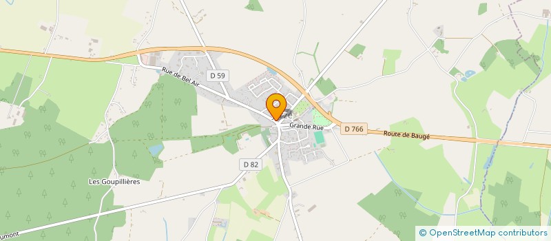 localisation de l'entreprise CHEZ STEFF  JARZE VILLAGES